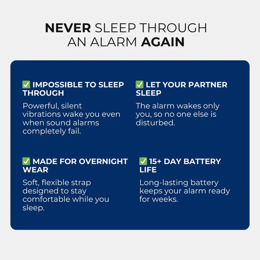 Vibra Band - Silent Vibrating Alarm for Adults