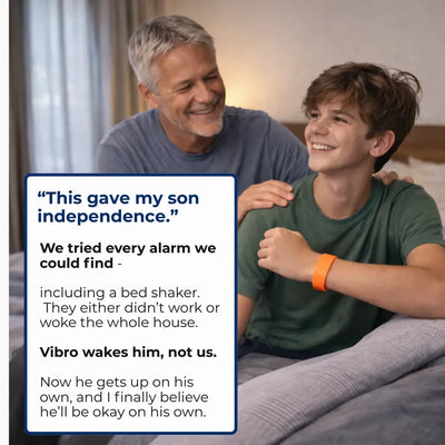 Vibra Band - Silent Vibrating Alarm for Kids & Teens