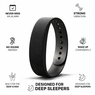 Vibra Band - Silent Vibrating Alarm for Deaf & HoH