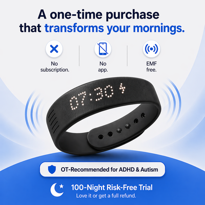 Vibra Band - Silent Vibrating Alarm for Kids & Teens