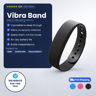 Vibra Band - Silent Vibrating Alarm for Kids & Teens