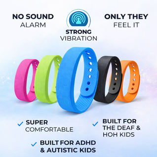 Vibra Band - Silent Vibrating Alarm for Kids & Teens