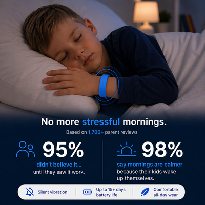 Vibra Band - Silent Vibrating Alarm for Kids & Teens