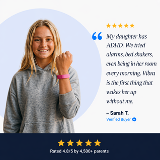 Vibra Band - Silent Vibrating Alarm for Kids & Teens