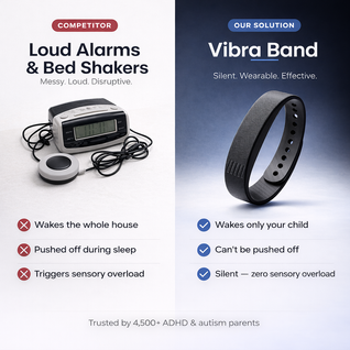 Vibra Band - Silent Vibrating Alarm for Kids & Teens