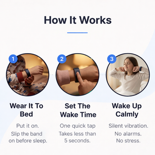 Vibra Band - Silent Vibrating Alarm for Kids & Teens