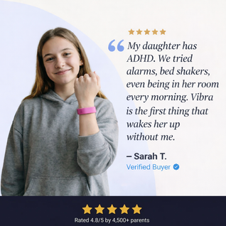 Vibra Band - Silent Vibrating Alarm for Kids & Teens